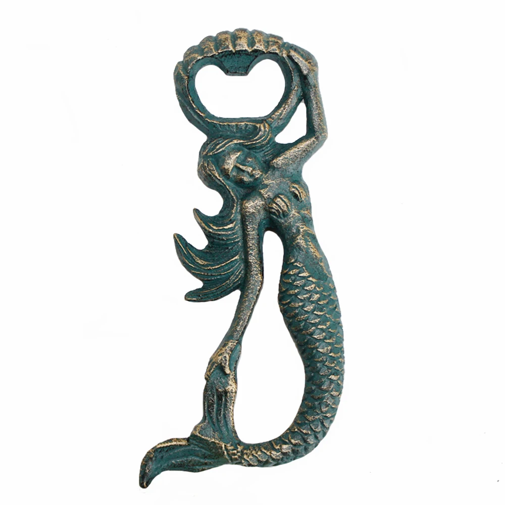  Mermaid and shell shaped beer bottle openers for kitcen tools