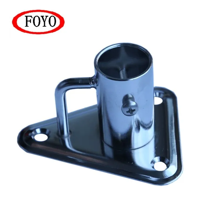 Stainless Steel Boat Railing Hardware Center Handrail Stanchion Fitting