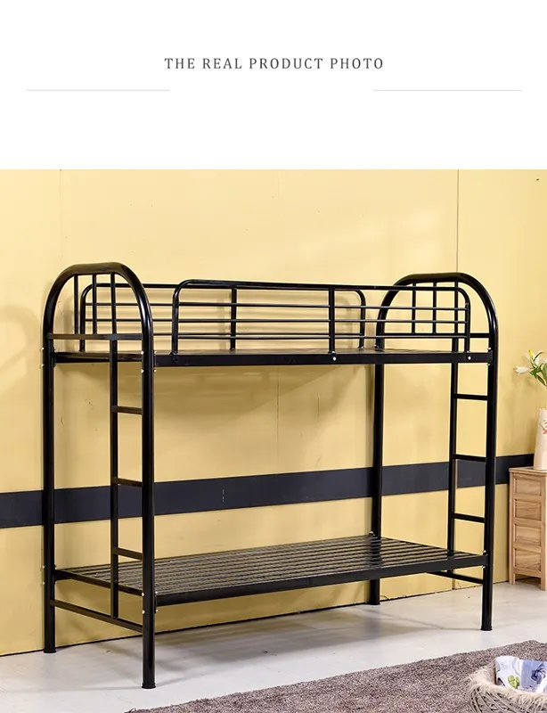 Heavy Duty Steel Metal Japanese School Dorm Boys Double Bunk Bed For