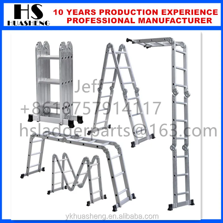 Small Steel Atuo Folding Ladder Locking Hinge For Aluminum Functional