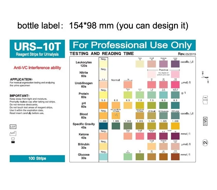 Urine Dipstick Test 10 Parameters For Hospital And Home Test - Buy ...