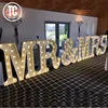 3D Large Standing Free vintage bulb big letters