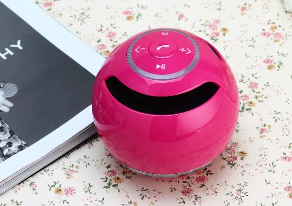 CCLOON Wireless Bluetooth Speaker, Bass Mini Speaker ,Round and Portable Speaker