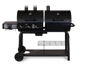 Outdoor Cast Iron Gas Charcoal Combo Bbq Barbecue Grills With Bottom Outdoor Cast Iron Gas Charcoal Combo Bbq Barbecue Grills With Bottom Shelf