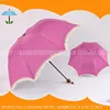 Good Peputation Unique Star Moon Lace 60x8 Auto Open 2-Folding Anti Drip Umbrella