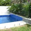 China Promotional Glass Fence With Aluminum Post