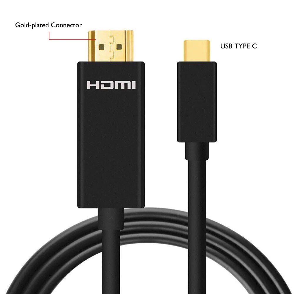 6 Ft   2m Usb-c 3.1 To Hdmi 4k 60hz Usb Type C To Hdmi Computer Monitor 