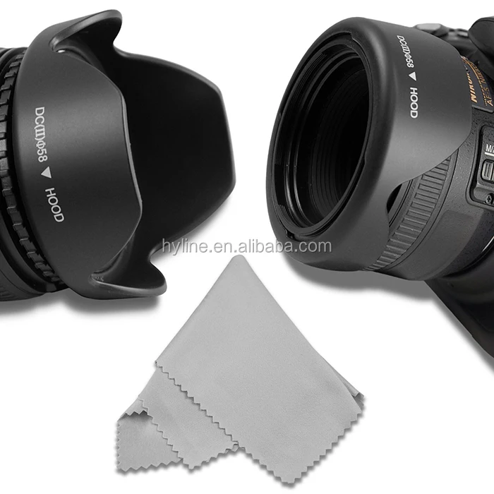 for Canon EOS Rebel (T5i T4i T3i T3 T2i T1i XT XTi XSi SL1 650D 1100D 550D )58MM Reversible Flower Camera Lens Hood