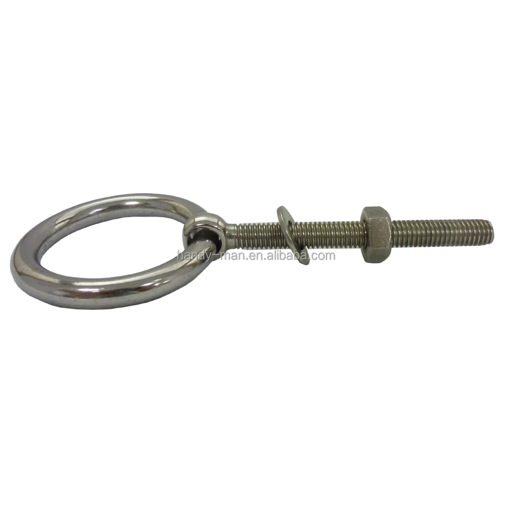 Nut & Washer Ring Eye Stainless Steel Bolt Buy Ring Eye Bolt