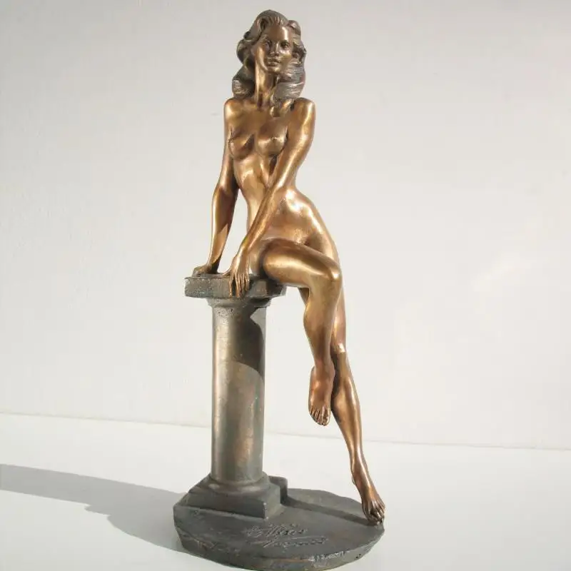 Garten Dekoration Bronze Nude Dame Tanzen Figuren Skulptur Buy