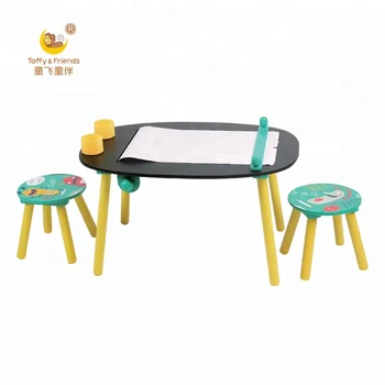 kids table and bench set