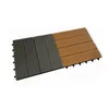Eco-friendly and durable interlocking outdoor flooring/wpc diy decking tile for sale