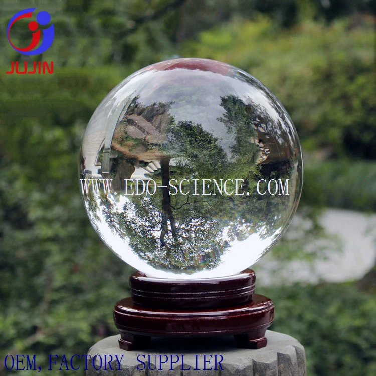 AAA Top Grade K9 Crystal Ball Glass Sphere Glass Ball with Wooden base20