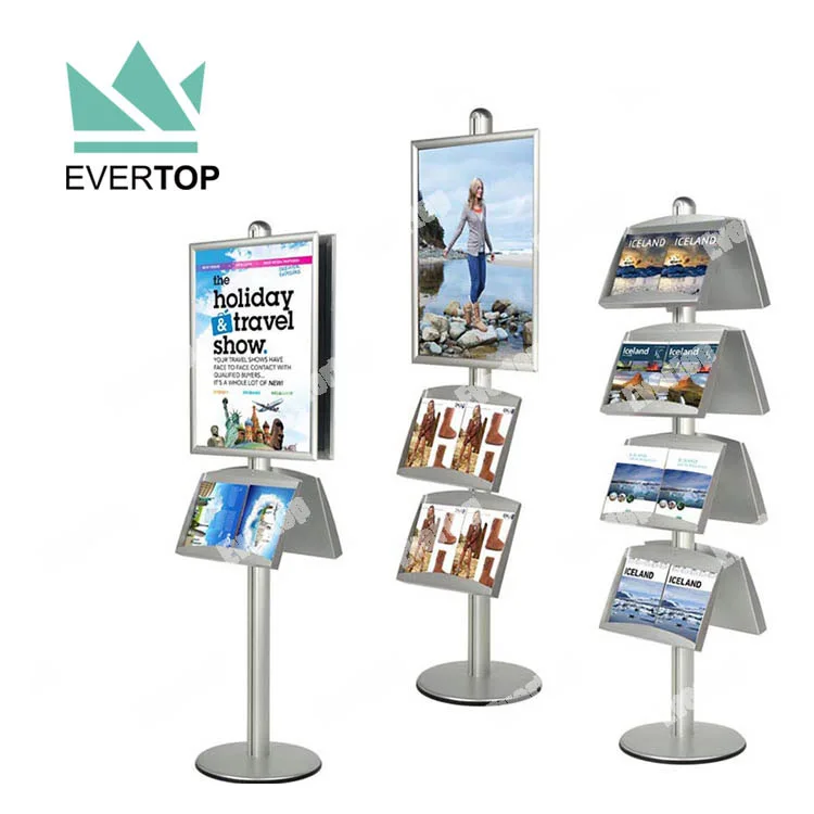 Tsmf01 Floor Standing Modular Display Systems,Info Post Display Stand