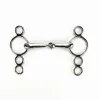 Hollow mouth horse Ring Cheeks SS Continental Gag horse bit ring