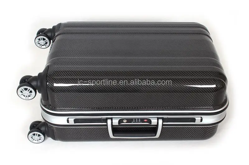 2015 Fashion & Luxury 100 Real Carbon Fiber Luggage Cases Carry On Travel Trolley Bag 24' Buy