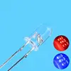 Flashing Flash 10000mcd Blinking Red/Blue led 5mm Light-Emitting Bi-Color diode
