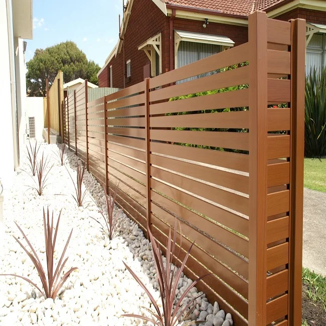 Horizontal Modern Aluminium Slats Fences For House Buy