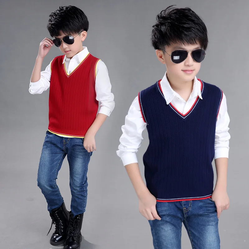 Kids Sleeveless School Uniform Vest Sweater Buy School Uniform Vest