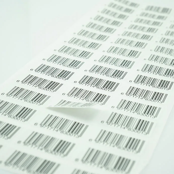 pre printed serial number stickers