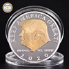 PJYN001 RDT Gold Silver Color 2020 Trump Head Portrait Eagle Keep America Great Metal Souvenir Commemorative Coins Wholesale