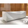 Modern designs high quality Office Front Counter reception desk reception table l shaped front office salon reception desk