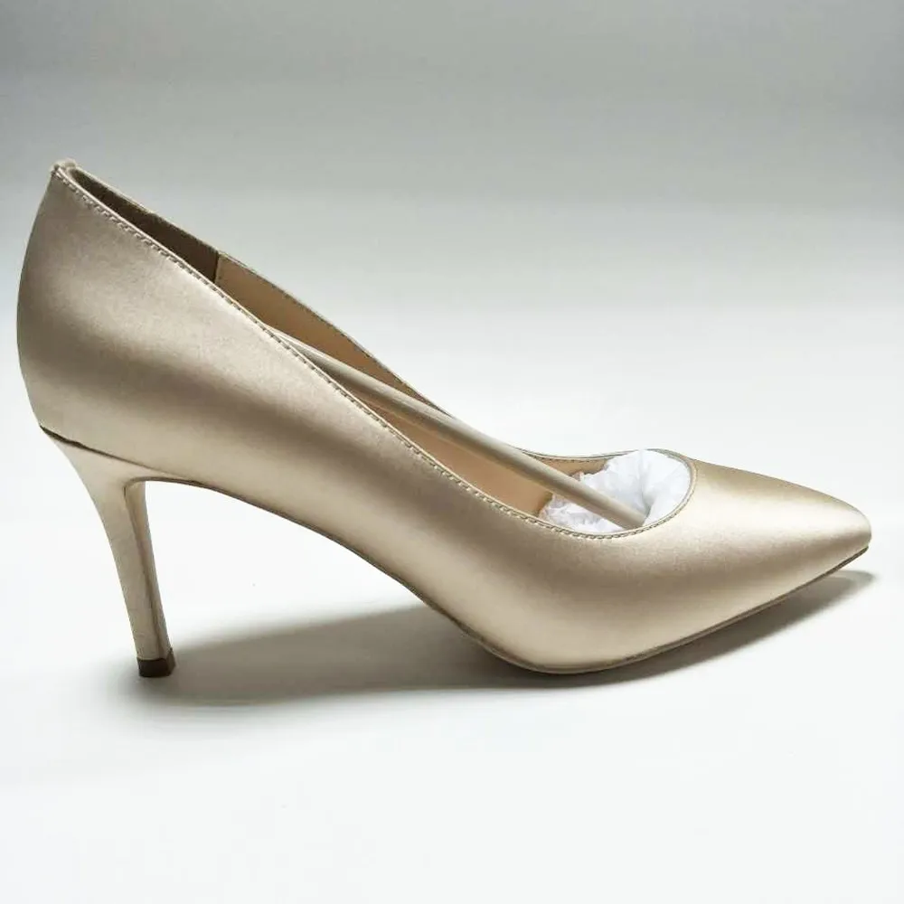 Heeltalk Handmade Wholesale High Quality White Silk Material Women's