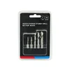 5PCS Fully Ground HSS M2 Quick Change Stubby Twist Drill Bit Set For Metal In PVC Double Blister