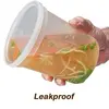16OZ Kitchen use and catering hot and cold food plastic round food cup