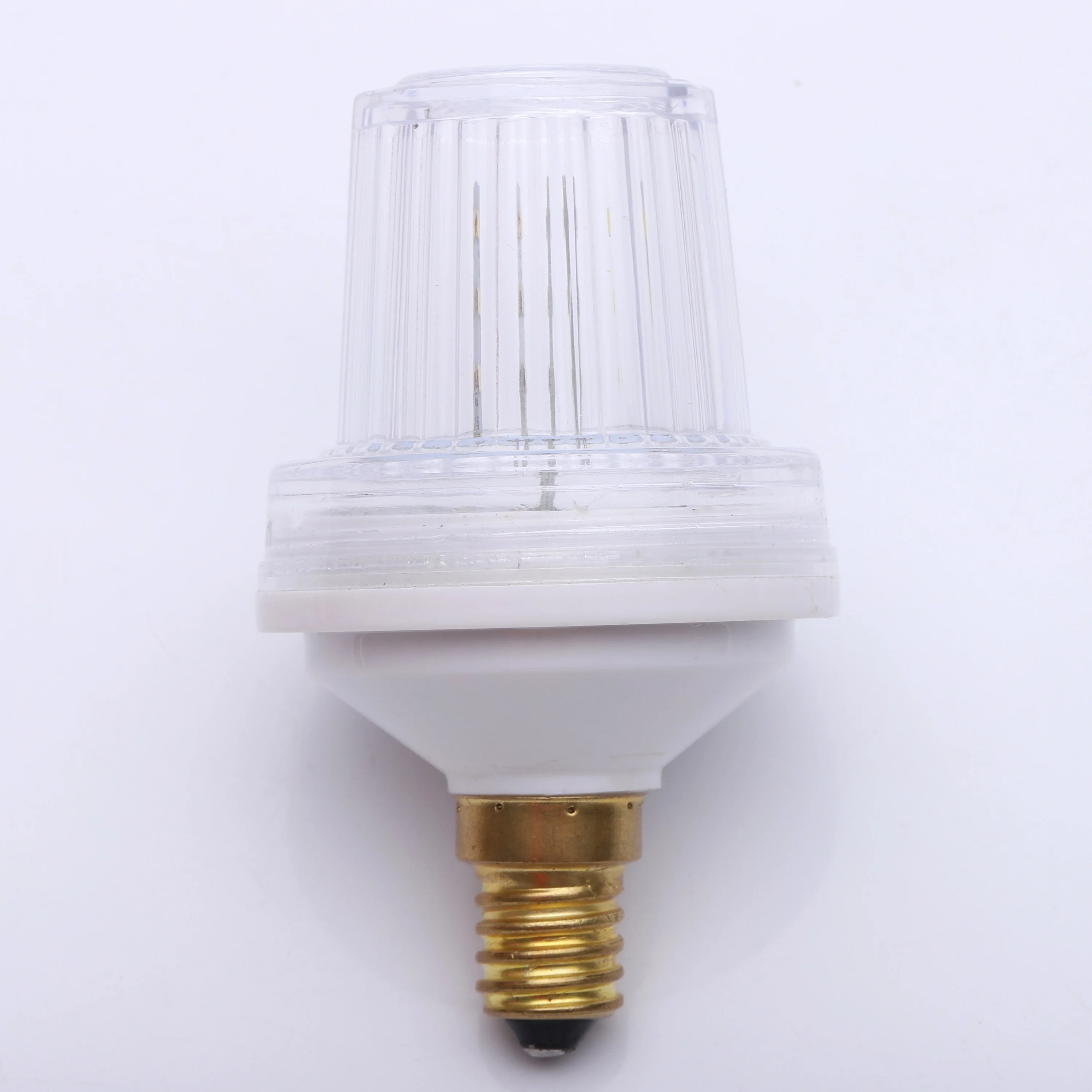Ad Ningbo hot sales E27 B22 E14 led flashing bulb 230v 1w outdoor use led flashing white e27 strobe lamp