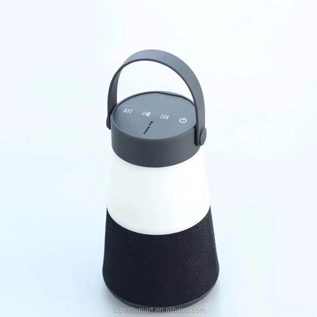 Waterproof Portable Speaker Fabric Wireless Speaker With LED lamp for camping - ANKUX.COM