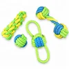 New Pet Products Interactive Small And Medium Dog Toy 4 Pack Gift Set Assorted Teething Clean Cotton Rope Pet Chew Toy