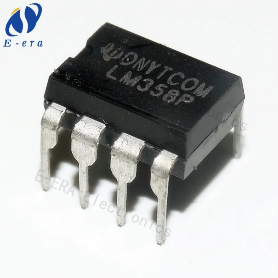 10 Pezzi LM358P Amplificatore Operazionale Duale DIP8, Nuovo
