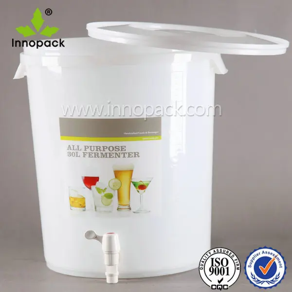 30l Plastic Beer Fermenters Bucket With Tap,Homebrew Beer Keg Buy