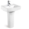 faactory shape bathroom folding porta pedestal wash basin