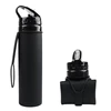 Wholesale Hign Grade Good-looking Gift Kids Bicycle Silicon Foldable Water Bottles For School With Free Sample