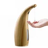 Amazon Bestseller Touchless Hands Free Automatic Infrared Bamboo Liquid Soap Dispenser with Wooden for Kitchen Bathroom Sink