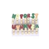 wall hanging spring natural bamboo letter mini clothes pegs