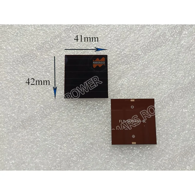 Solares de Silício Amorfo de Película Fina para o Interior do Produto Ito de Células Luz Vidro Calculadora Brinquedos 0-1.8 Bateria 41x42mm 2.2 v 5ua Dim Renovação da Casa