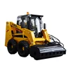 skid steer loader with vibratory roller for sale