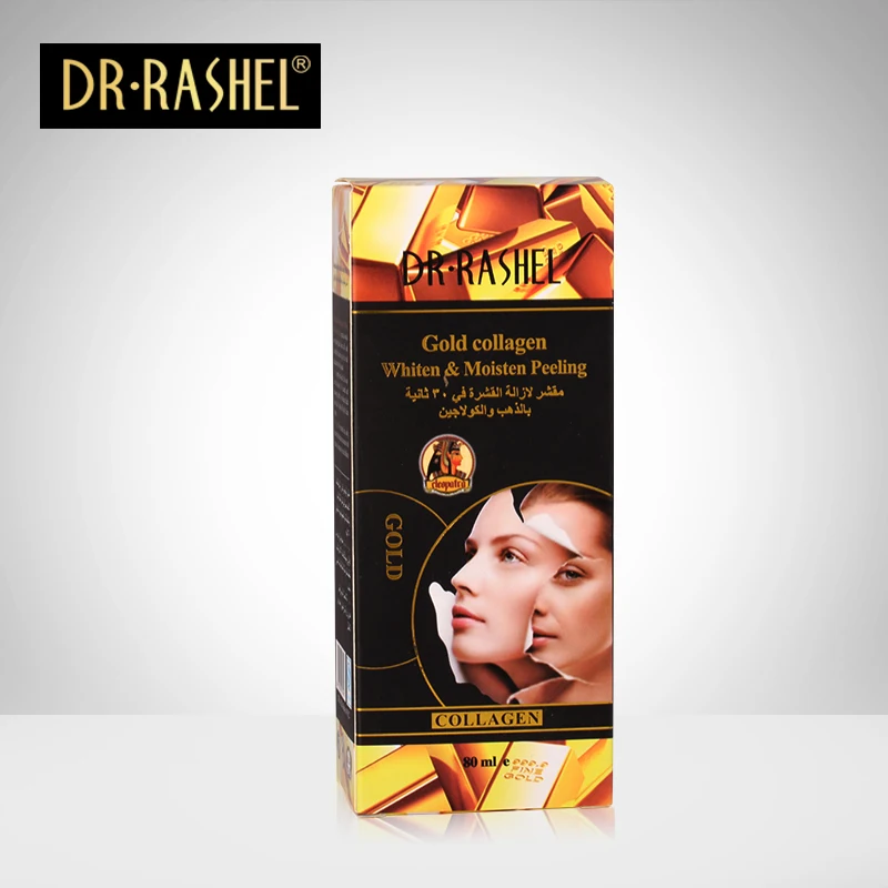 DR.RASHEL 80 ml Gold Collagen Peeling Dead Skin Face Scrub Exfoliating Cream