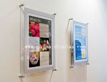 A1 A4 Size Aluminum Wall Mounted Acrylic Poster Frame Buy