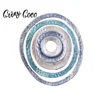 Cring Coco 2019 Hot Sale Colorful Round Silver Rings Female Anniversary Engagement Jewelry Women Brand Design Luxury Finger Ring