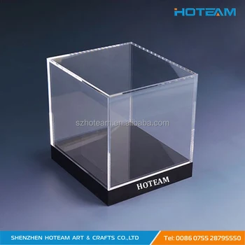 plastic showcase box