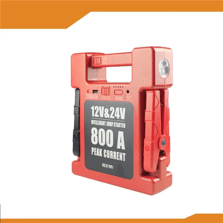 Heavy Duty 800a Peak 12 24 Volt Jump Starter Car Jump Starter Diesel
