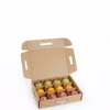 Custom 3 layer corrugated vegetable/fruit shipping packing carton box with handle