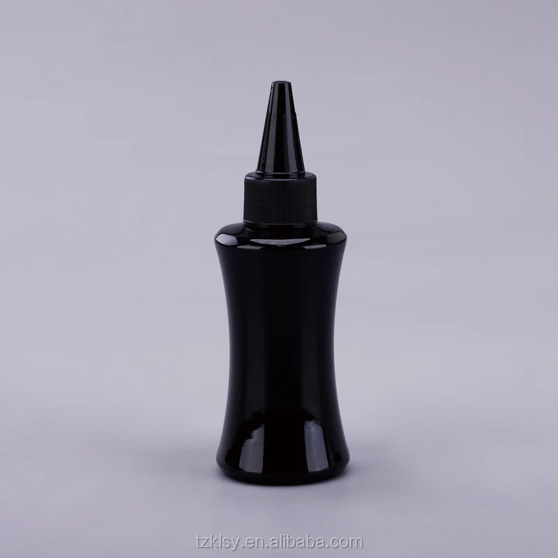 100ml Custom Black Plastic Squeeze Bottle Sauce Bottle Honey Squeeze