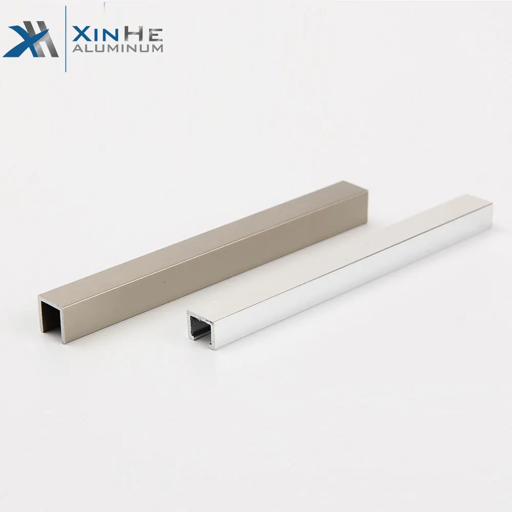 2mm 3mm 4.5mm 7mm Ceramic Aluminum Pencil Tile Trim Profiles For Marble