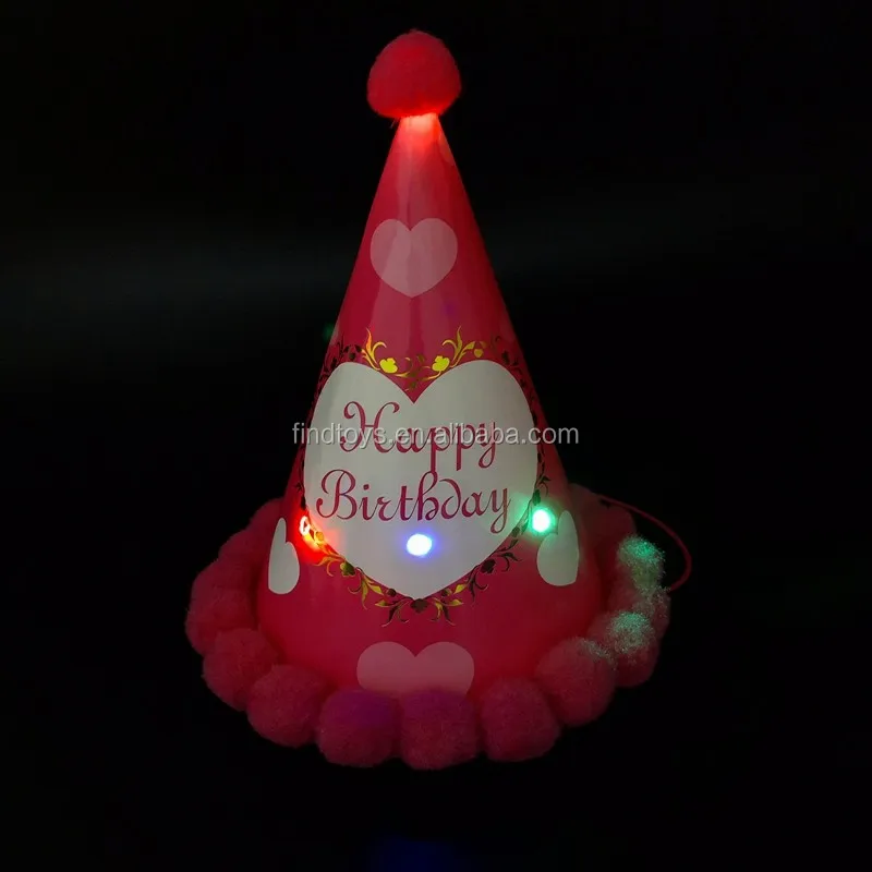 light up birthday hat