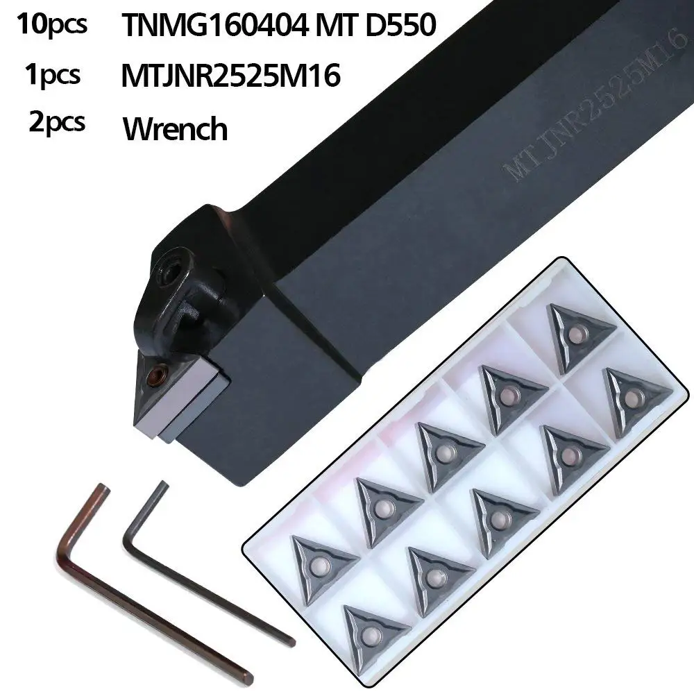 Boeray 10pcs Cutting Carbide Inserts Tool Machine Thread Inserts CNC